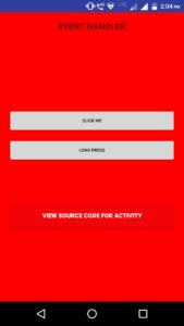 Android Button onclick