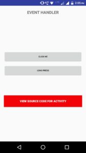 Android Button onclick