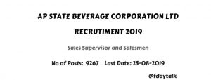 APSBCL Shop Salesmen and Sales Supervisor Recruitment Online Apply 2019