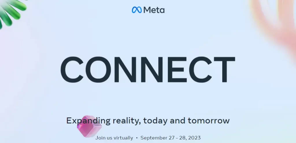 How to watch Meta connect 2023, Meta connect AR event